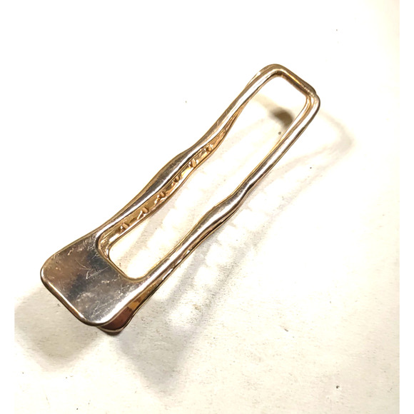 Hair Barrette Alligator Clip Rose Gold Tone Metal Classic Work - Picture 5 of 6